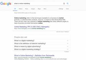 what is online marketing